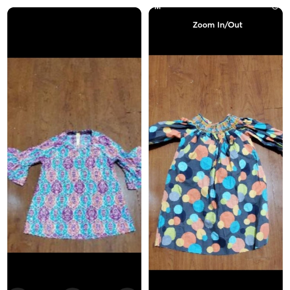 2#Boutique dress and bell sleeve top